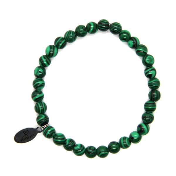 Natuursteen armband groen